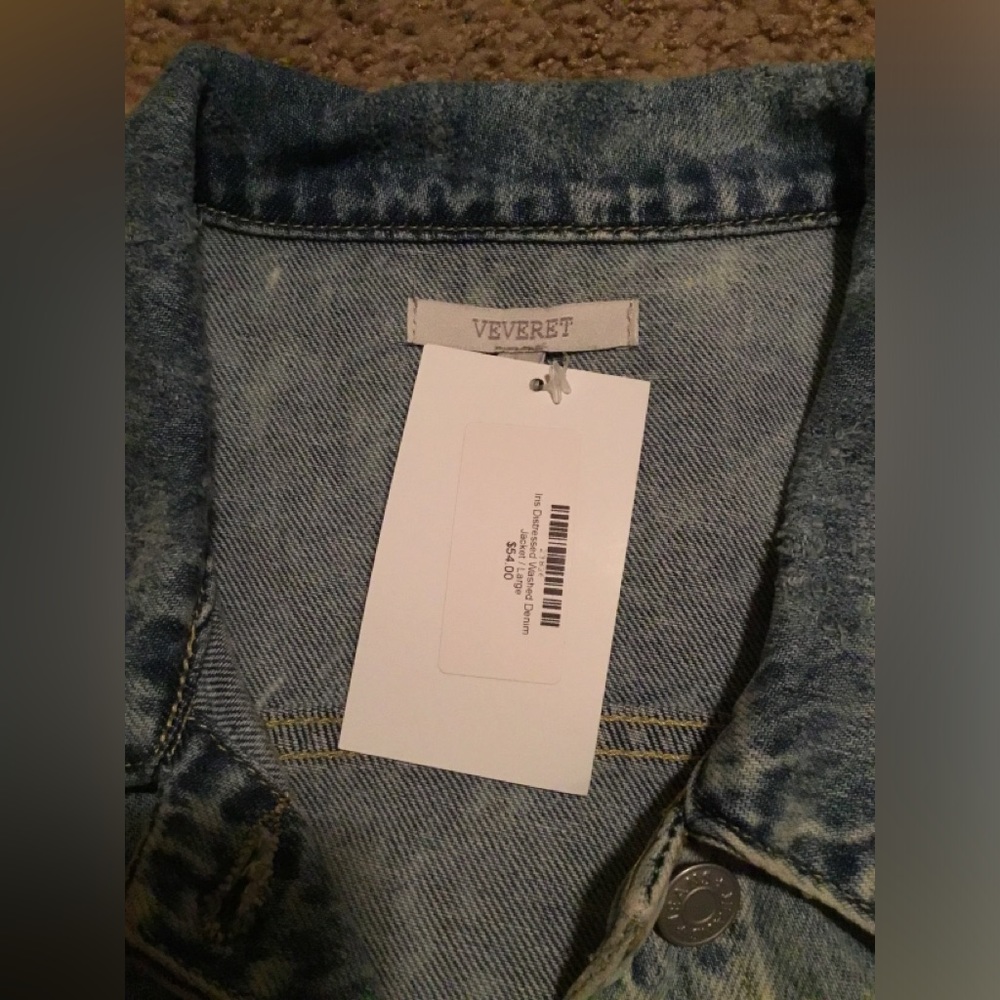 Distressed Jean Jacket - Picture 5 of 5